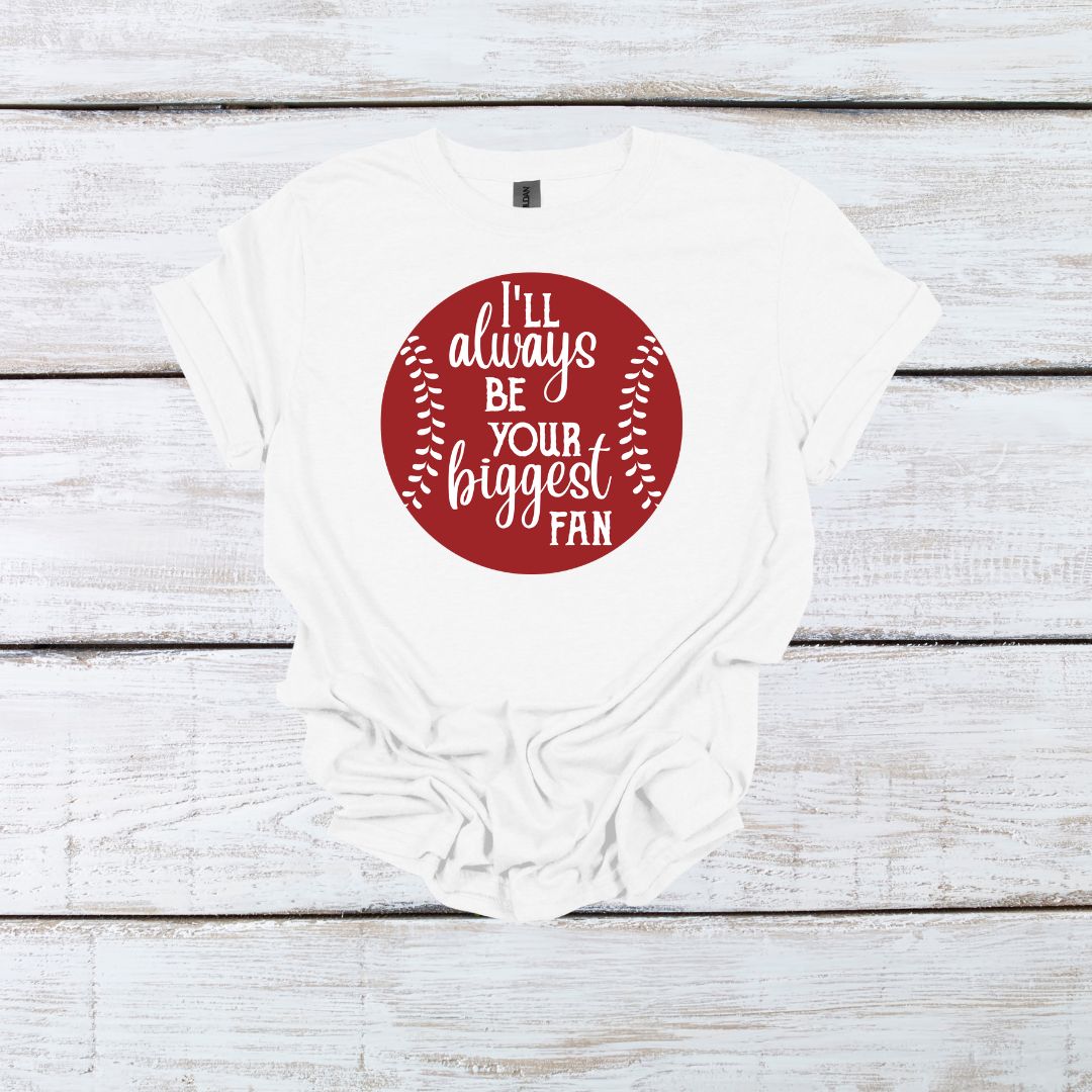 Short sleeve t-shirt - Biggest Fan - Premium T-Shirt from Ninez Designz Custom Creations LLC - Just $20! Shop now at Ninez Designz