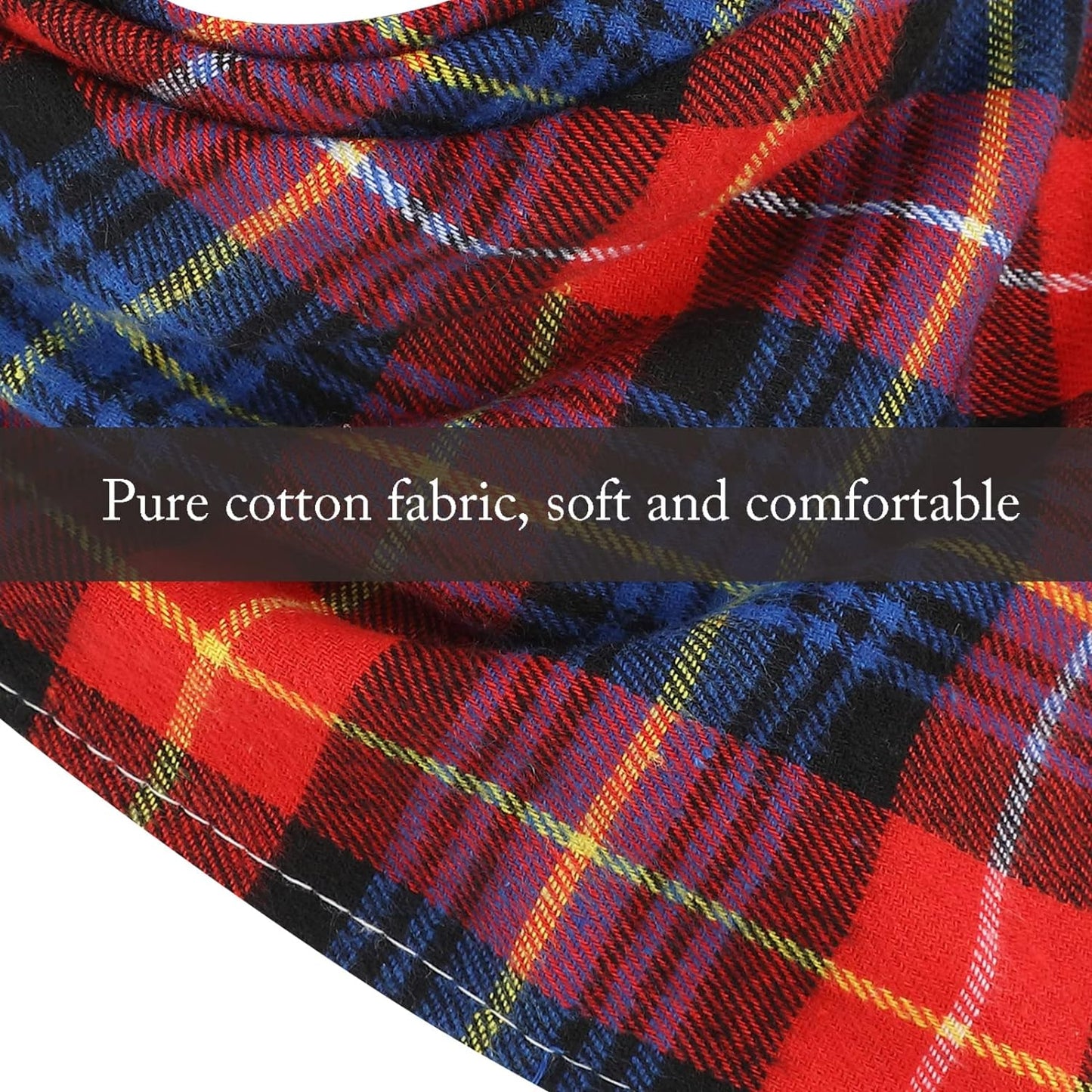 12 Piece Dog Bandanas Plaid Dog Scarf Pet Triangle Bibs Adjustable Accessories Bulk Kerchief Buffalo Plaid Bandanas Decor for Small or Medium Cat Dog Pet (Lattice Graphic) - Premium from Ninez Designz - Just $25! Shop now at Ninez Designz
