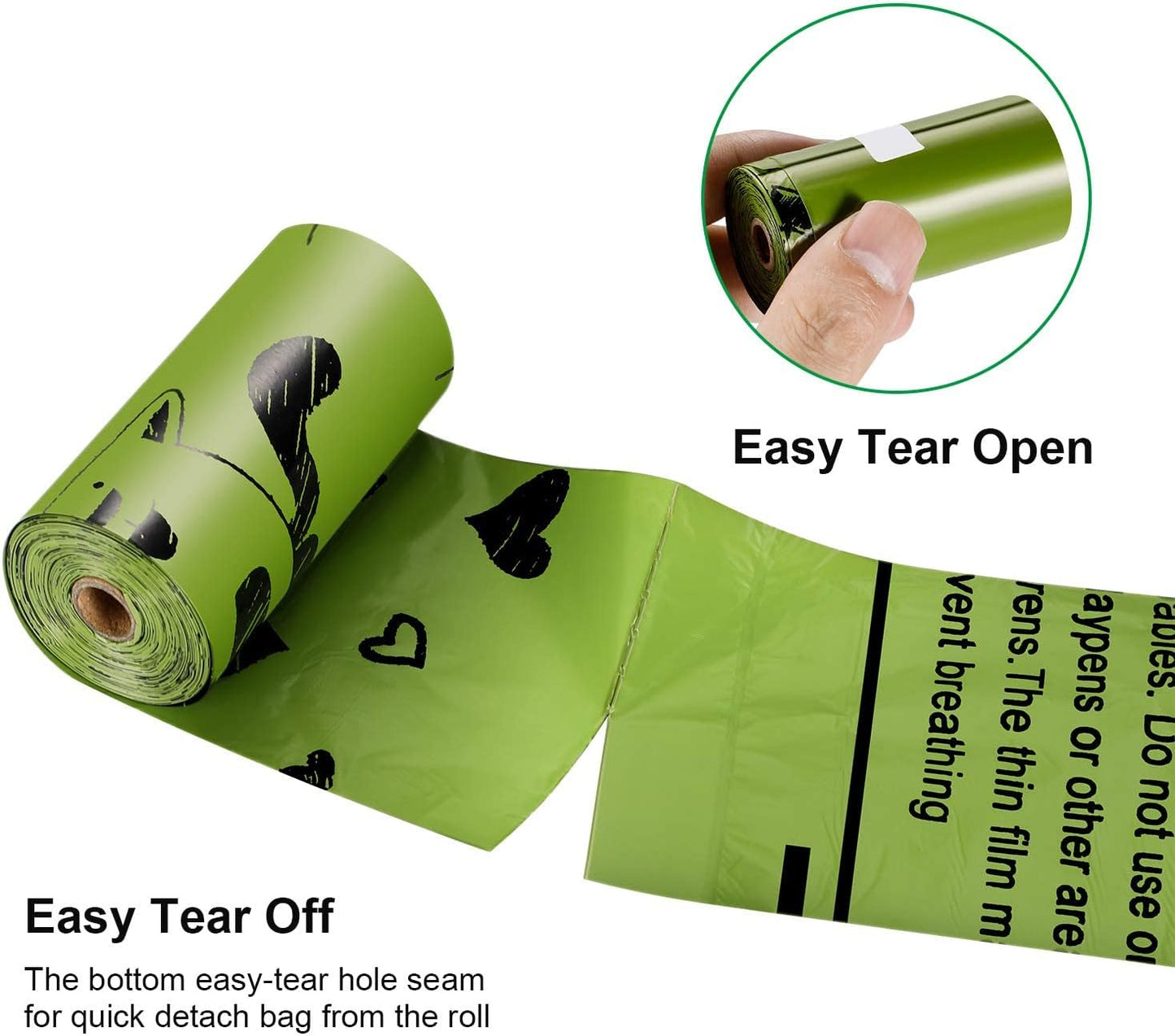 Biodegradable Dog Poop Bags: 720 Bags Extra Thick Strong Leak Proof Dog Waste Bags for Dogs with 1 Dispenser (4 Mixed Colors Green Blue Yellow Pink) -Scented - Premium from Ninez Designz - Just $26.28! Shop now at Ninez Designz