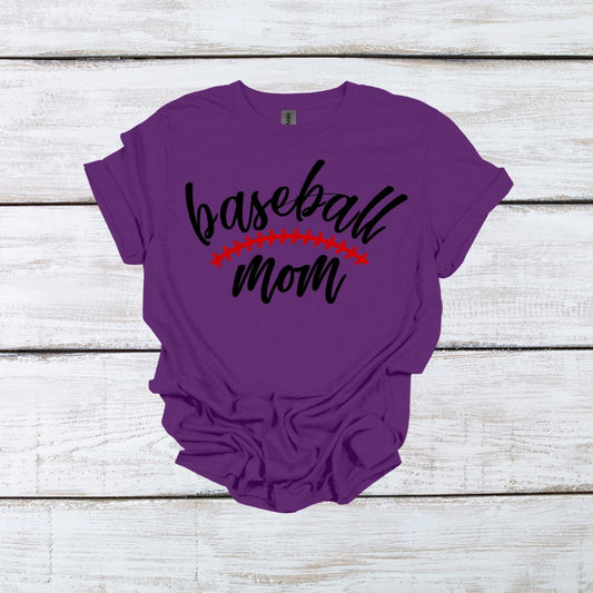 Short sleeve t-shirt - Baseball Mom 3 - Premium T-Shirt from Ninez Designz Custom Creations LLC - Just $20! Shop now at Ninez Designz