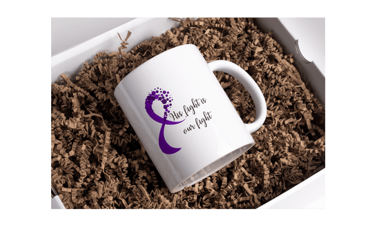 Her Fights is Our Fight - Epilepsy Awareness Coffee Mug - 11oz Mug - Premium  from Ninez Designz Custom Creations LLC - Just $12! Shop now at Ninez Designz